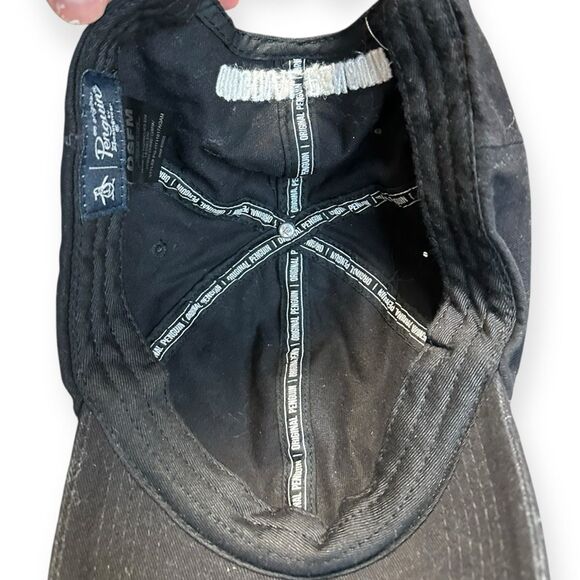 ORIGINAL PENGUIN Men’s Black Baseball Cap Adjustable Hat - Picture 4 of 5